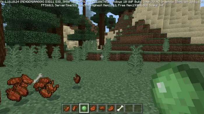 Изумруд из желудка