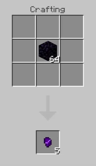 Крафт самородков