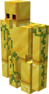 Вид золотого голема