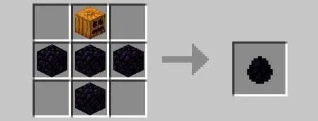 Крафт обсидеанового голема