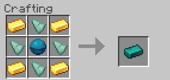 Крафт океанитового слитка
