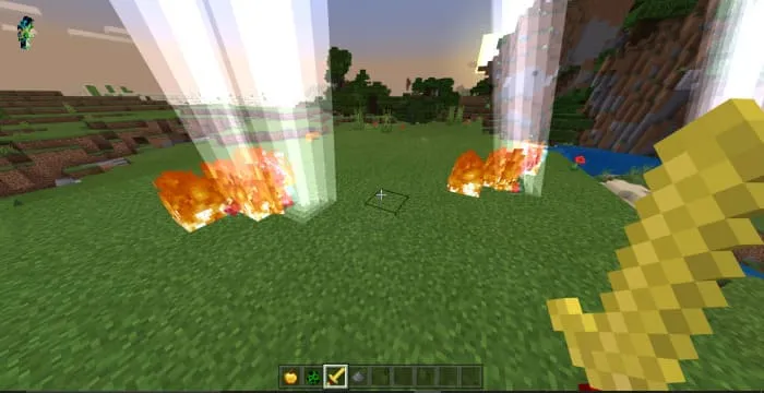 Огонь после молний