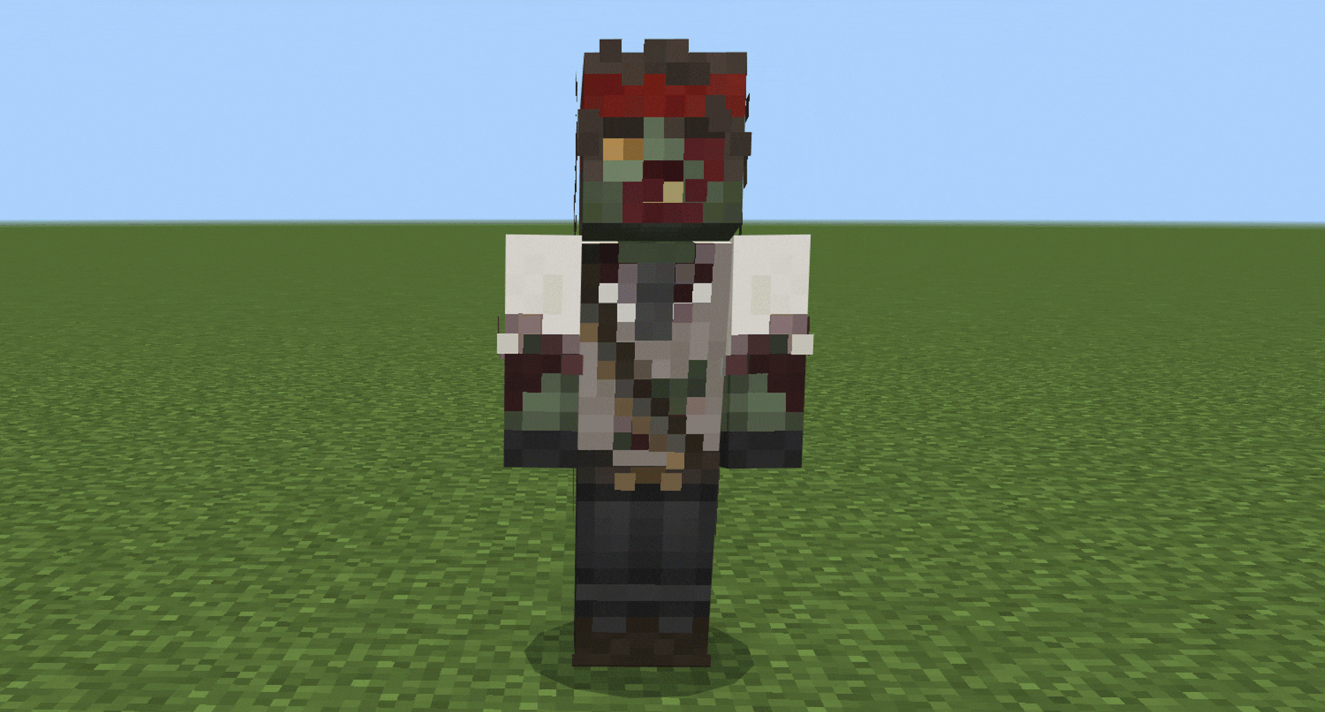 Зомби нюхает