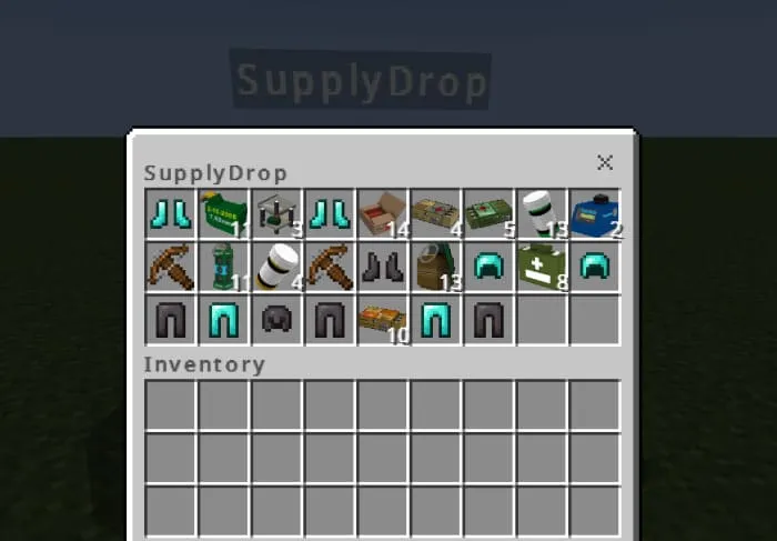 Вещи в ящике