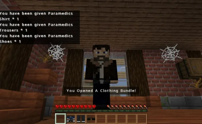 Одежда дает броню