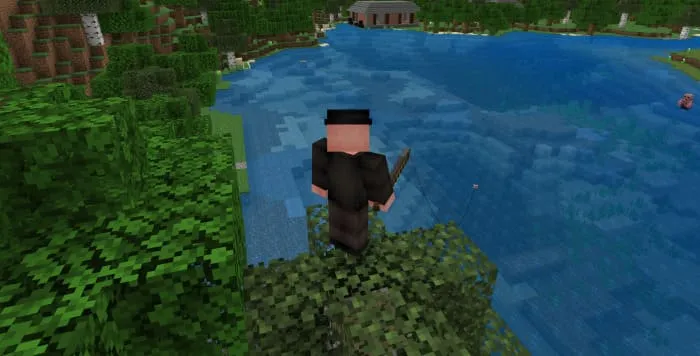 Игрок рыбачит