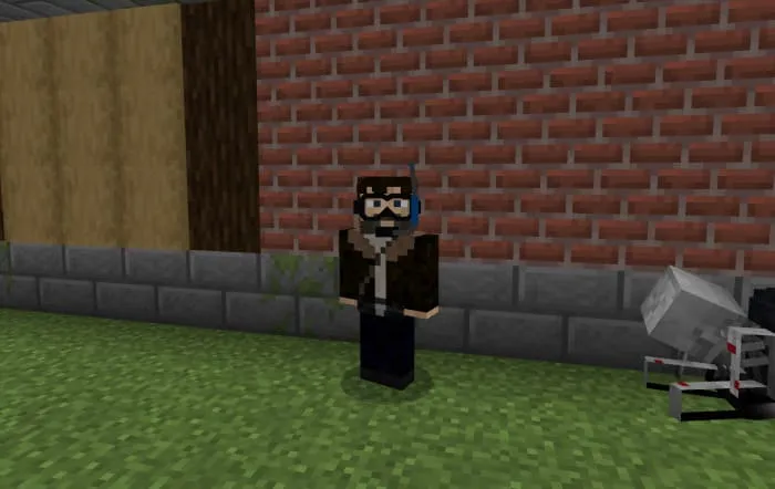 Маска на игроке