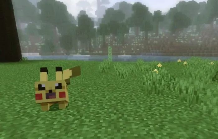 Пикачу в игре