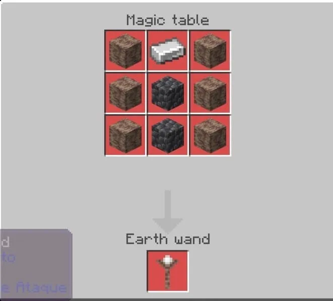 Крафт земляной палочки