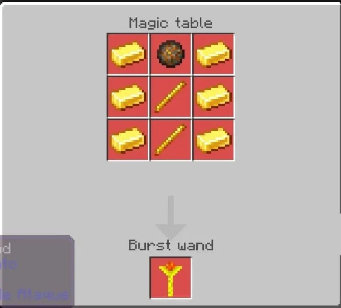 Крафт взрывной палочки