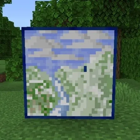 Картина снег