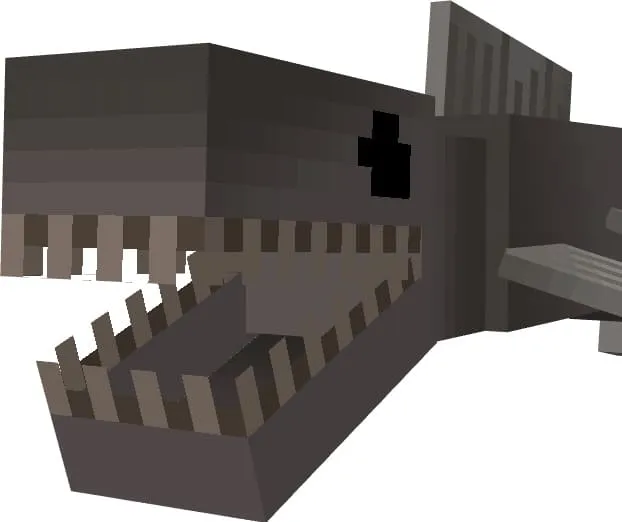 Вид большой рыбы