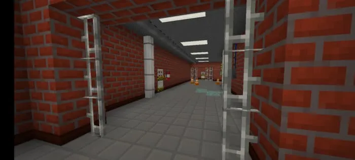 Коридор из кирпича