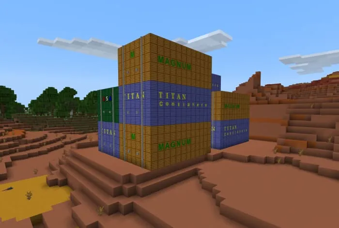 Стопки контейнеров