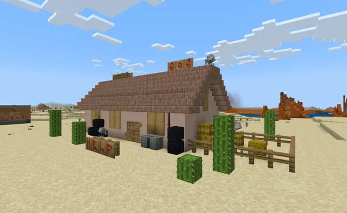 Структура пустынные дома