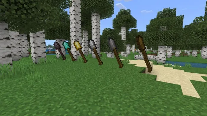 Боевые лопаты в игре