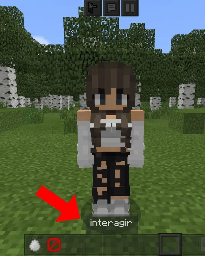 Взаимодействие с персонажем