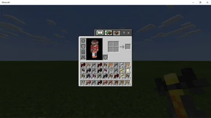 Вещи в инвентаре