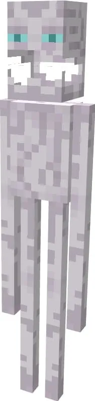 Вид белого эндермена