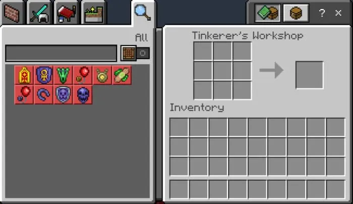 Интерфейс верстака