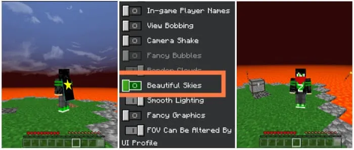 Настройка облаков