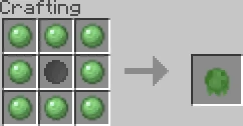 Крафт ядра из слизи