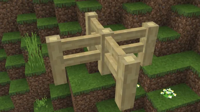 Забор в виде креста