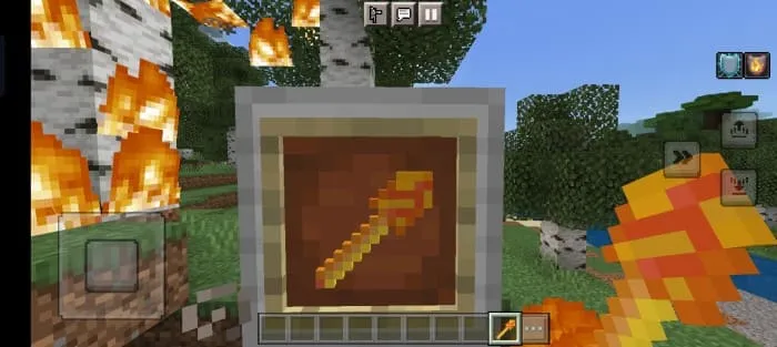 Огненная лопата в руках