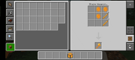 Крафт огненных предметов