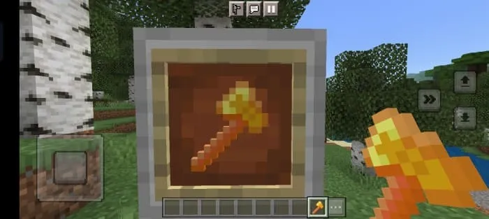 Огненный топор в руках