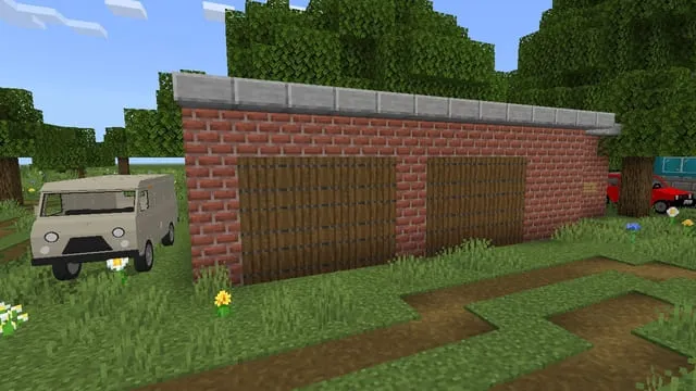 Гараж и машина