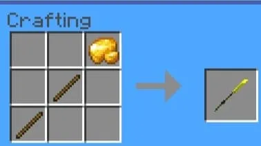 Крафт золотого клинка