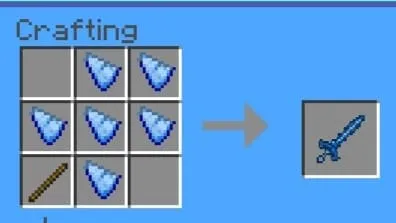 Крафт меча морей