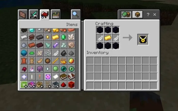 Крафт блока ангела