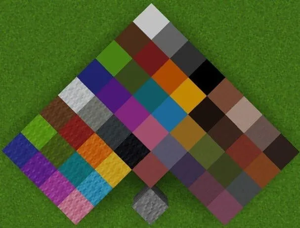 Блоки до установки текстур