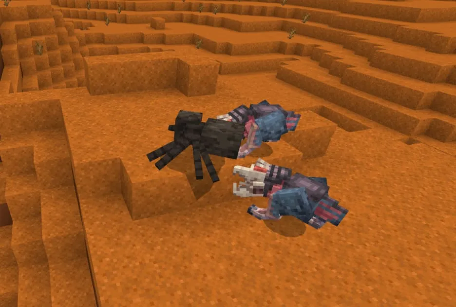 крикуны атакуют паука