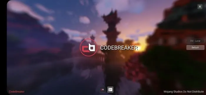 Второй вариант главного меню