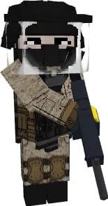 Морской пехотинец с lmg