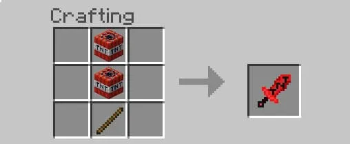 Крафт меча тнт