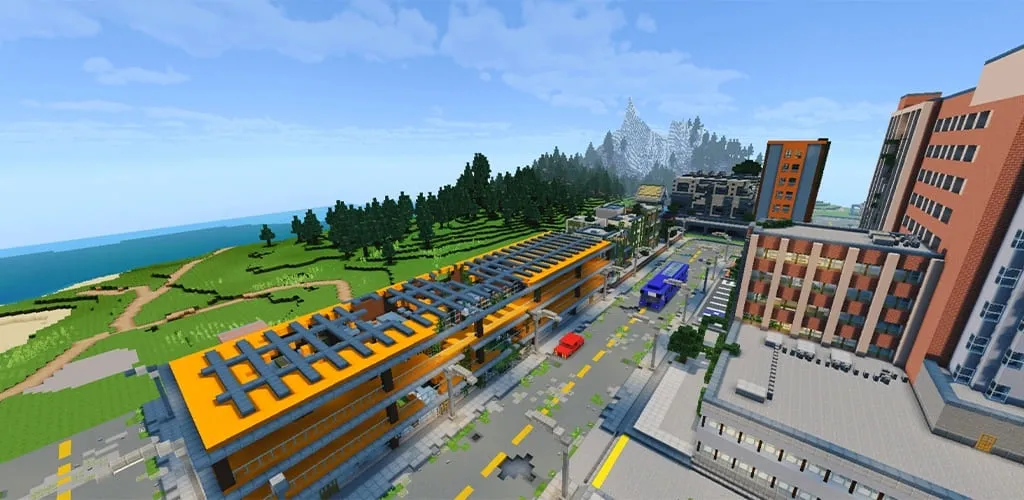 Разрушенная парковка