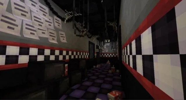 Коридор в пиццерии