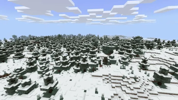 снежные леса