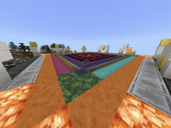 Вид внутри арены