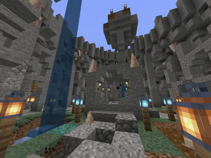 Водопад в замке