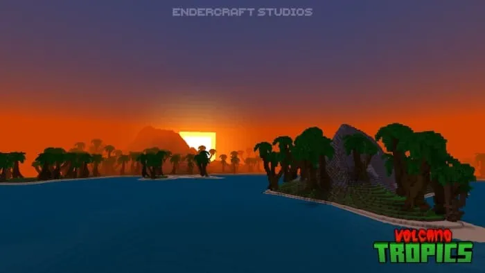 Закат над островами