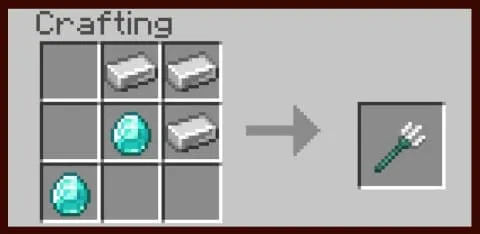 Крафт трезубца