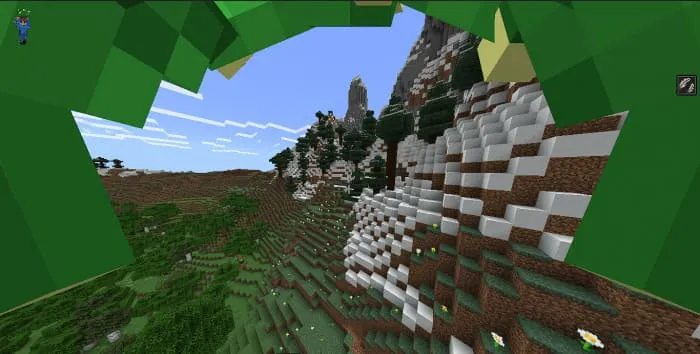 Игрок летит на параплане