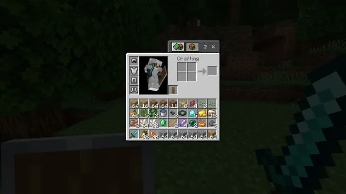 Предметы в инвентаре