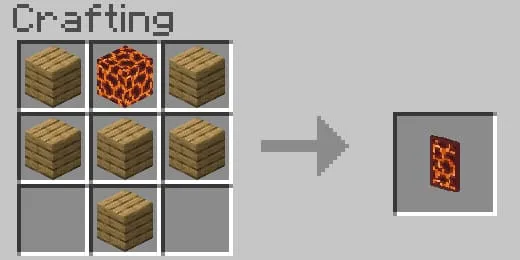 Крафт магмового щита
