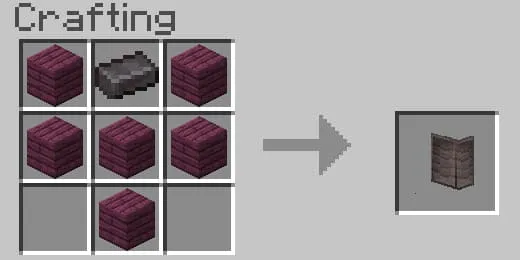 Крафт незеритового щита